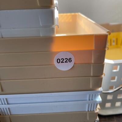 Lot of Drawer Storage Bins