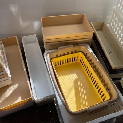 Lot of Drawer Storage Bins