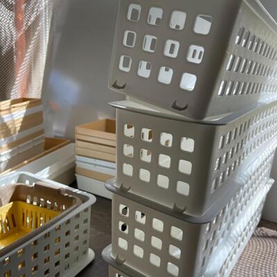 Lot of Drawer Storage Bins