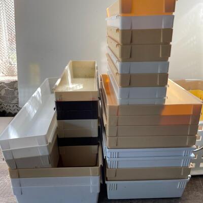 Lot of Drawer Storage Bins