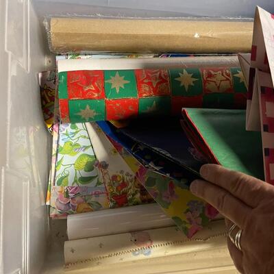 Lot of Wrapping Supplies