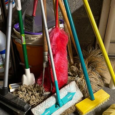 Lot of Laundry and Cleaning Supplies