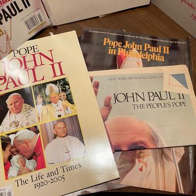 Collection of Pope John Paul II Memorabilia