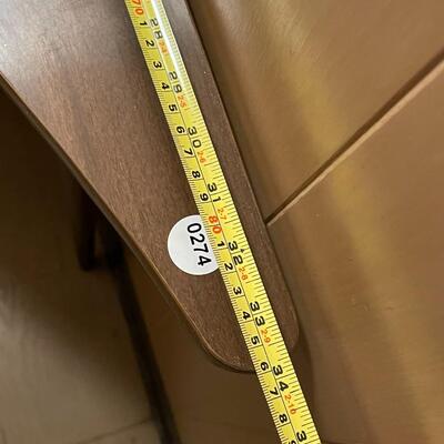 Boomerang Formica MCM Triangle Corner Side Table
