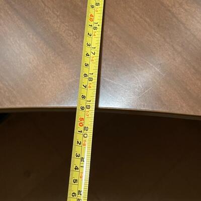Boomerang Formica MCM Triangle Corner Side Table