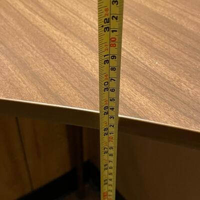 Boomerang Formica MCM Triangle Corner Side Table