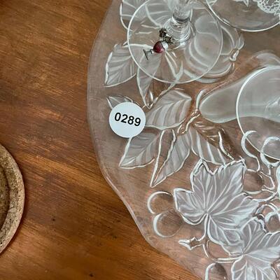 Wine Glasses and Tray