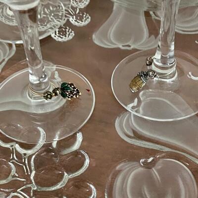 Wine Glasses and Tray