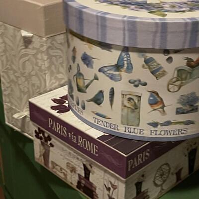 Lot of Storage and Decorative Boxes