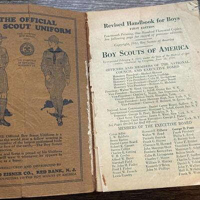 Boy Scouts of America Vintage Books