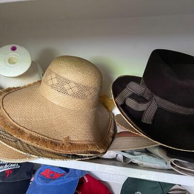 Lot of Women's Hats with Head Form