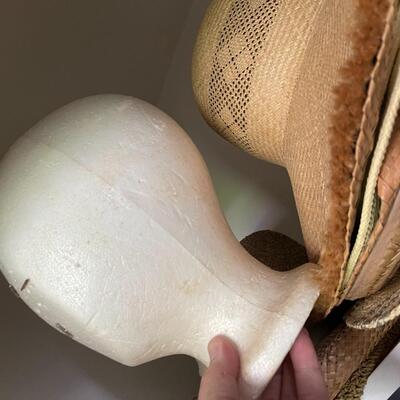 Lot of Women's Hats with Head Form