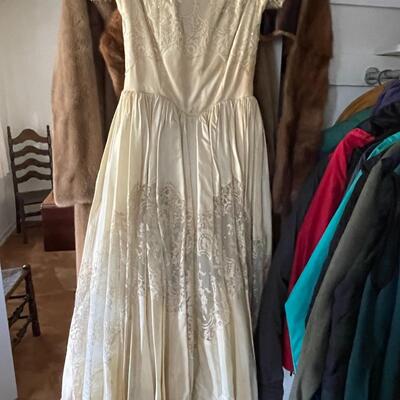 Vintage 1957 Wedding Dress