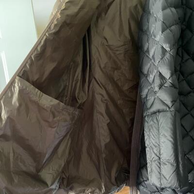 Pair of Lands' End Puffy Coats
