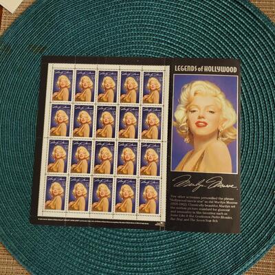 Marilyn Monroe uncut Collector Stamp Sheet