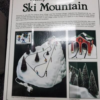 Dept. 56 Snow Village Animated Ski Mountain