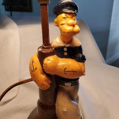 Popeye the Sailor Man Vintage Lamp
