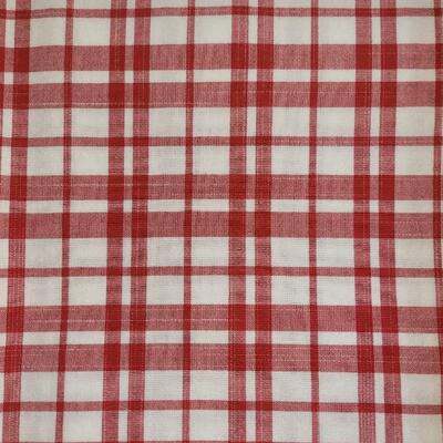 Lot 19: Vintage Red & White Tablecloths