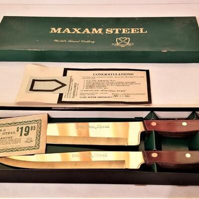 Lot #231  Vintage Carving Set in Original Box