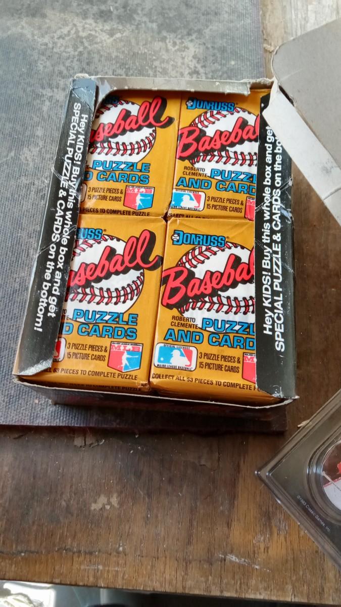 LOT 64 BOX OF UNOPENED BASEBALL CARDS
