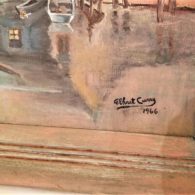 Lot #237  Original Oil on Canvas - Robert E. Lee Steamboat on Mississippi