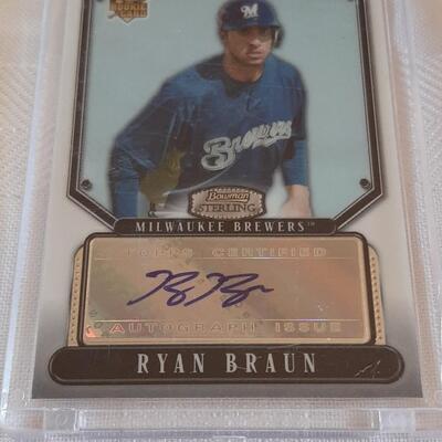 2007 RYAN BRAUN TOPPS AUTOGRAPH ISSUED ROOKIE CARD  #BS-RB