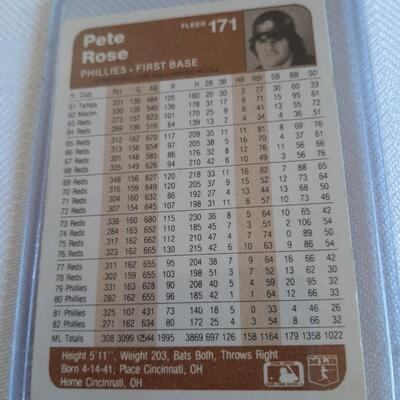 PETE ROSE #171 FLEER