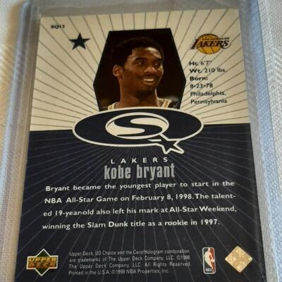 KOBE BRYANT UPPER DECK #SQ13