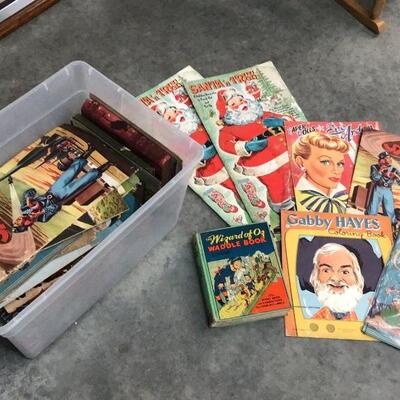 Tub Assorted Vintage Childrens Books