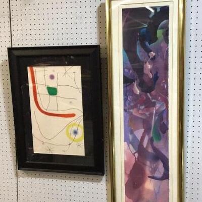 Two Abstract Artworks