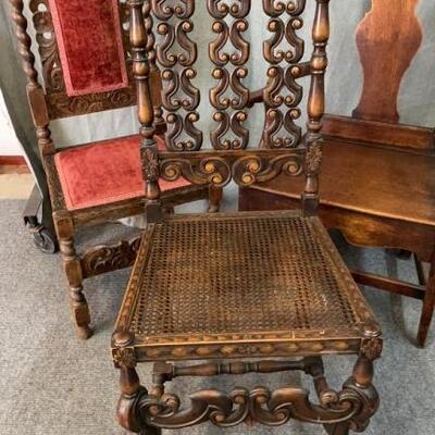 3 Assorted Antique Chairs