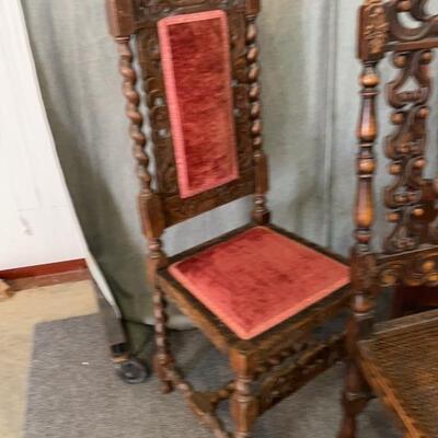3 Assorted Antique Chairs