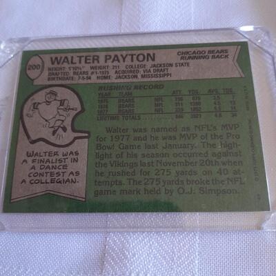 1978 WALTER PAYTON TOPPS #200