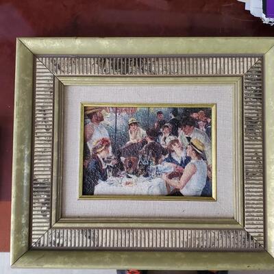 Boating Party by Renoir 13 and one half by 12