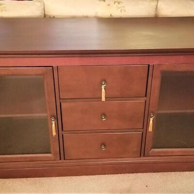 Lot #241  Essential Home Contemporary Cabinet - lots of storage