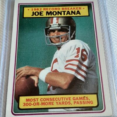 1983 JOE MONTANA TOPPS #4