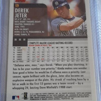 2000 DEREK JETER TOPPS #9