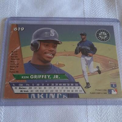 1993 KEEN GRIFFEY JR. FLEER ULTRA #619