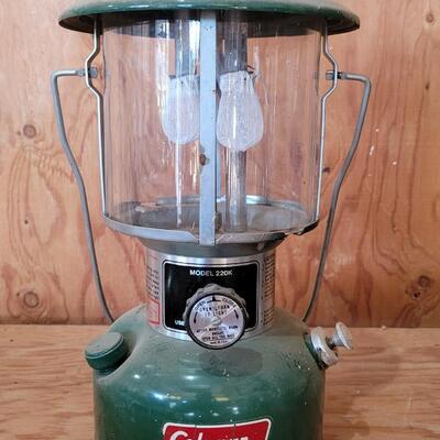 Lot 96: Vintage COLEMAN Lantern Glass Shade Model # 220K