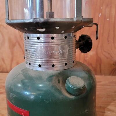 Lot 97: Vintage COLEMAN Lantern Glass Shade Model #220F