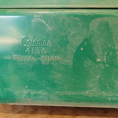 Lot 103: Vintage COLEMAN Portable Camping Stove w/ Original Box MODEL #13G499