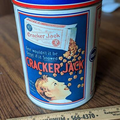 Vintage Cracker Jack Tin
