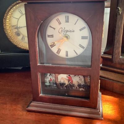 F504 Antique Waterbury  Mantle Clock and more