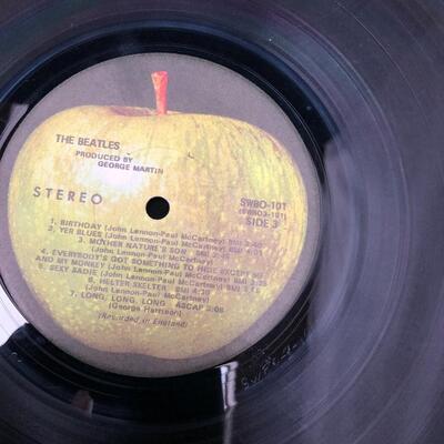 1968 Beatles White Vinyl Album Original Serial Number 757