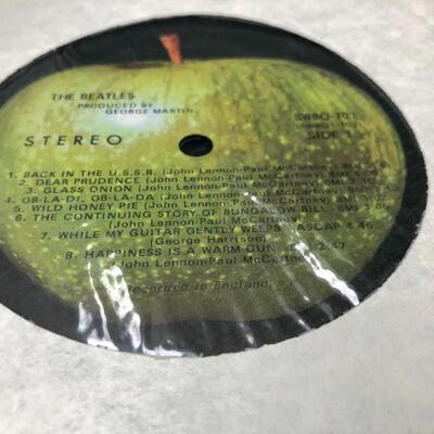 1968 Beatles White Vinyl Album Original Serial Number 757