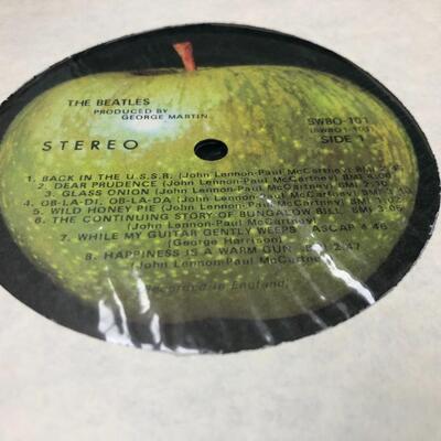 1968 Beatles White Vinyl Album Original Serial Number 757
