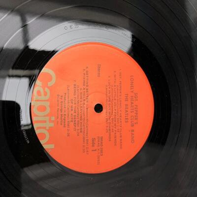 Lot of 3 Beatles Vintage Vinyl Records and Song Book