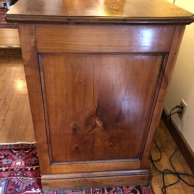 Beautiful Antique Oak Desk with slot on top