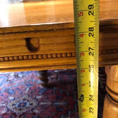 Gorgeous Antique Vintage Wood Dining Table Square or Rectangle