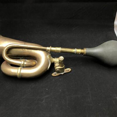 Antique India Brass Car or Rickshaw Horn